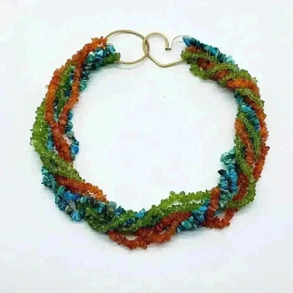 Multi Gemstone Necklace - Picture 1 of 1